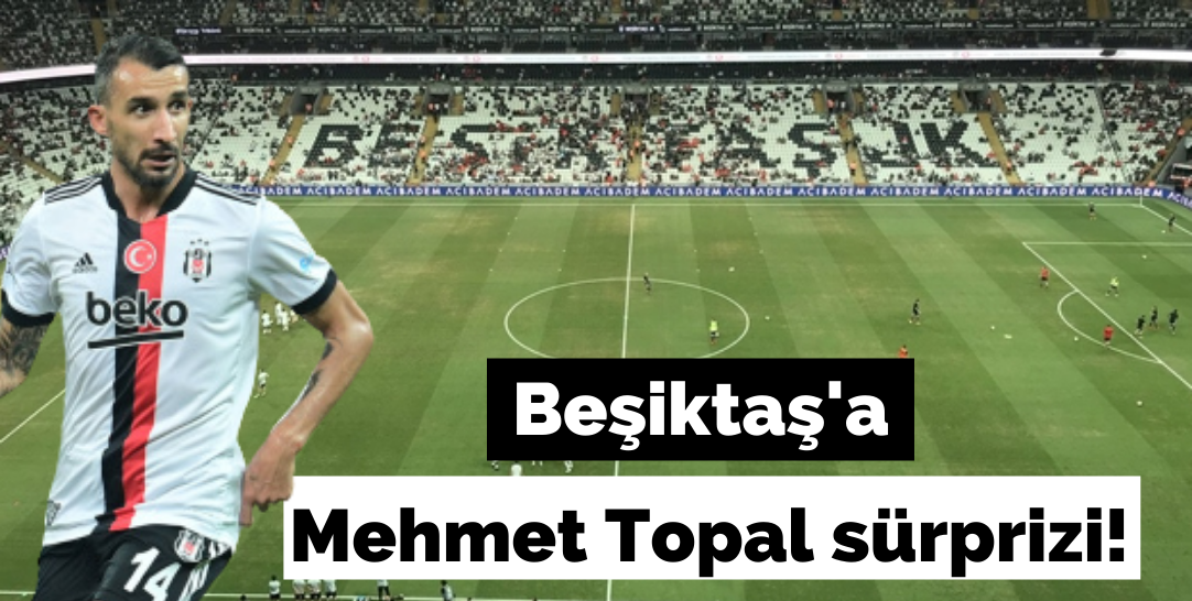Beşiktaş'a Galatasaray derbisi öncesi Mehmet Topal müjdesi!