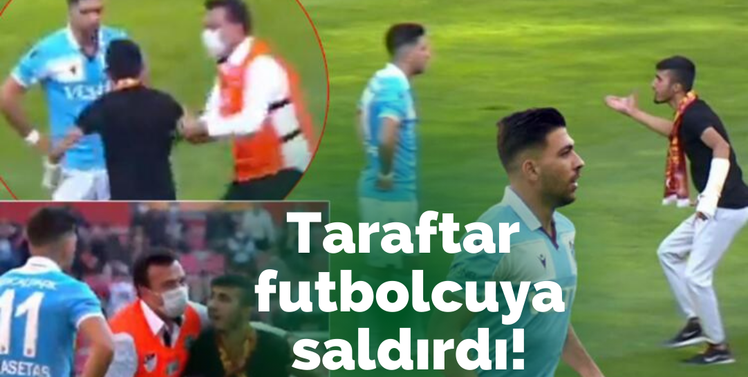 Son dakika! Kayserispor - Trabzonspor maçında olay! Taraftar, Bakasetas'ın üzerine yürüdü