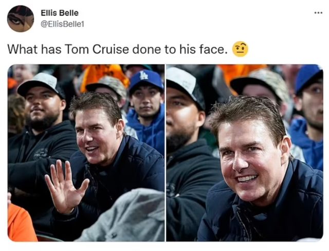 Tom Cruise ile Kuşum Aydın arasındaki benzerlik olay yarattı