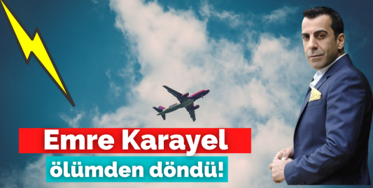 Emre Karayel'in uçağına yıldırım çarptı: Çok korktuk!