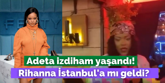 Sahte Rihanna İstanbul'da! Rihanna'ya benzerliğine kullanarak prim yaptı...