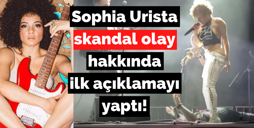 Konser sırasında hayranının yüzüne idrarını yapan şarkıcı Sophia Urista özür diledi O gece sınırları çok zorladım