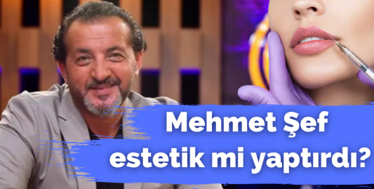 Şef Mehmet Yalçınkaya dudak dolgusu yaptırdığı iddialarını yalanladı!