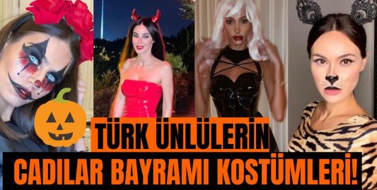 Türk ünlülerin Cadılar Bayramı kostümleri! Cadılar Bayramı Türkiye'de nasıl kutlandı?