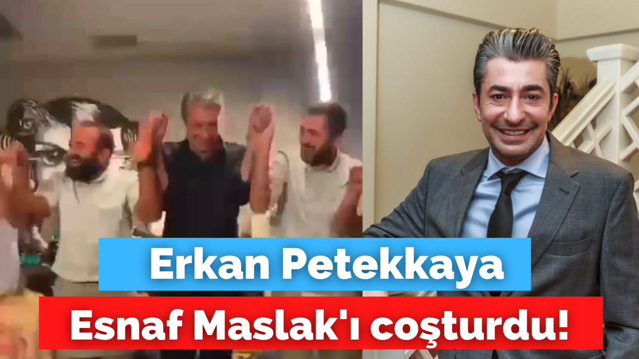 Erkan Petekkaya Esnaf Maslak'ı coşturdu!