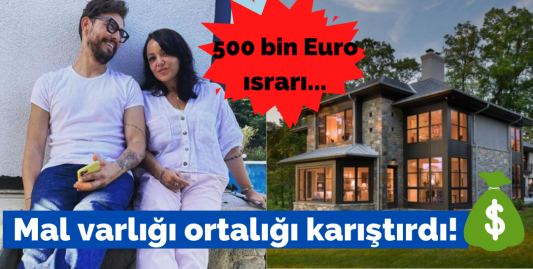 Danilo Zanna ve 9 yıllık eşi Tuğçe Demirbilek 500 bin Euro yüzünden boşanamıyor!