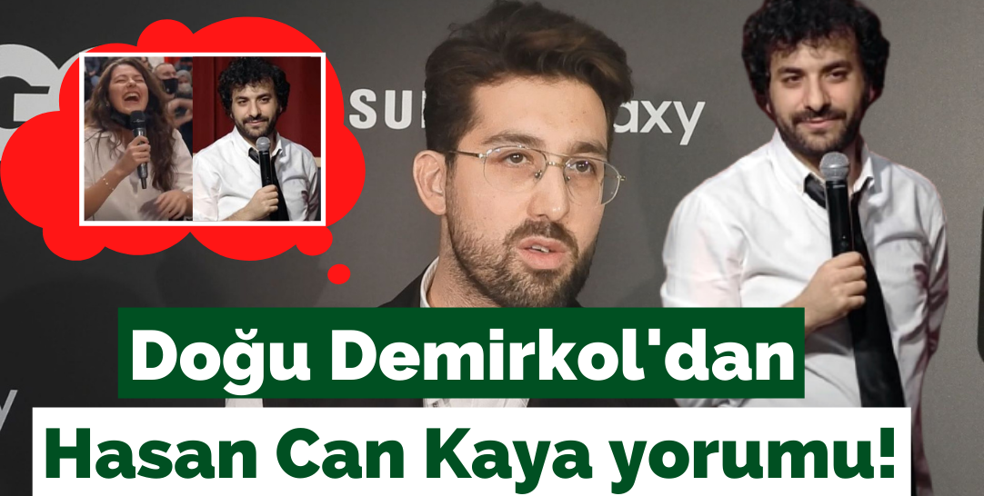 En İyi Komedyen ödülünü alan Doğu Demirkol'dan Hasan Can Kaya yorumu!