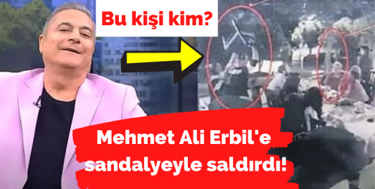 Mehmet Ali Erbil'e sandalyeli saldırı!