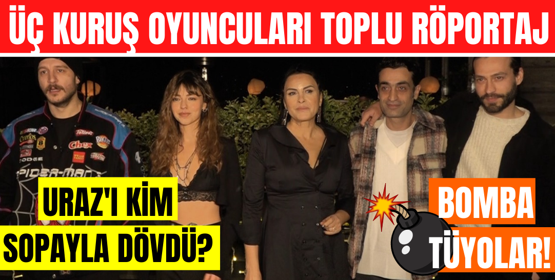 Üç Kuruş'un oyuncuları Uraz Kaygılaroğlu - Ekin Koç ve Aslıhan Malbora'dan dizi hakkında tüyolar!