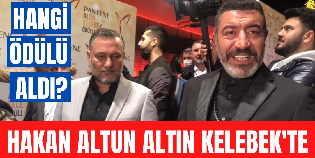 Hakan Altun ve Hüsnü Şenlendirici Pantene Altın Kelebek Ödül Töreni'ne birlikte katıldı!