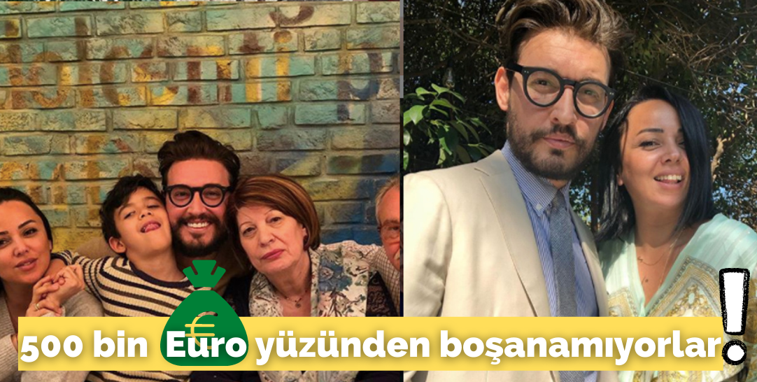Danilo Zanna ve eşi Tuğçe Demirbilek 500 bin Euro yüzünden boşanamıyor!
