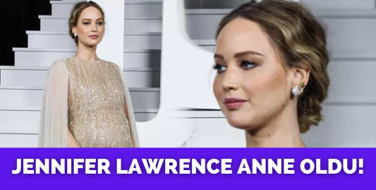 Oscar'lı oyuncu Jennifer Lawrence, ilk çocuğunu dünyaya getirdi!